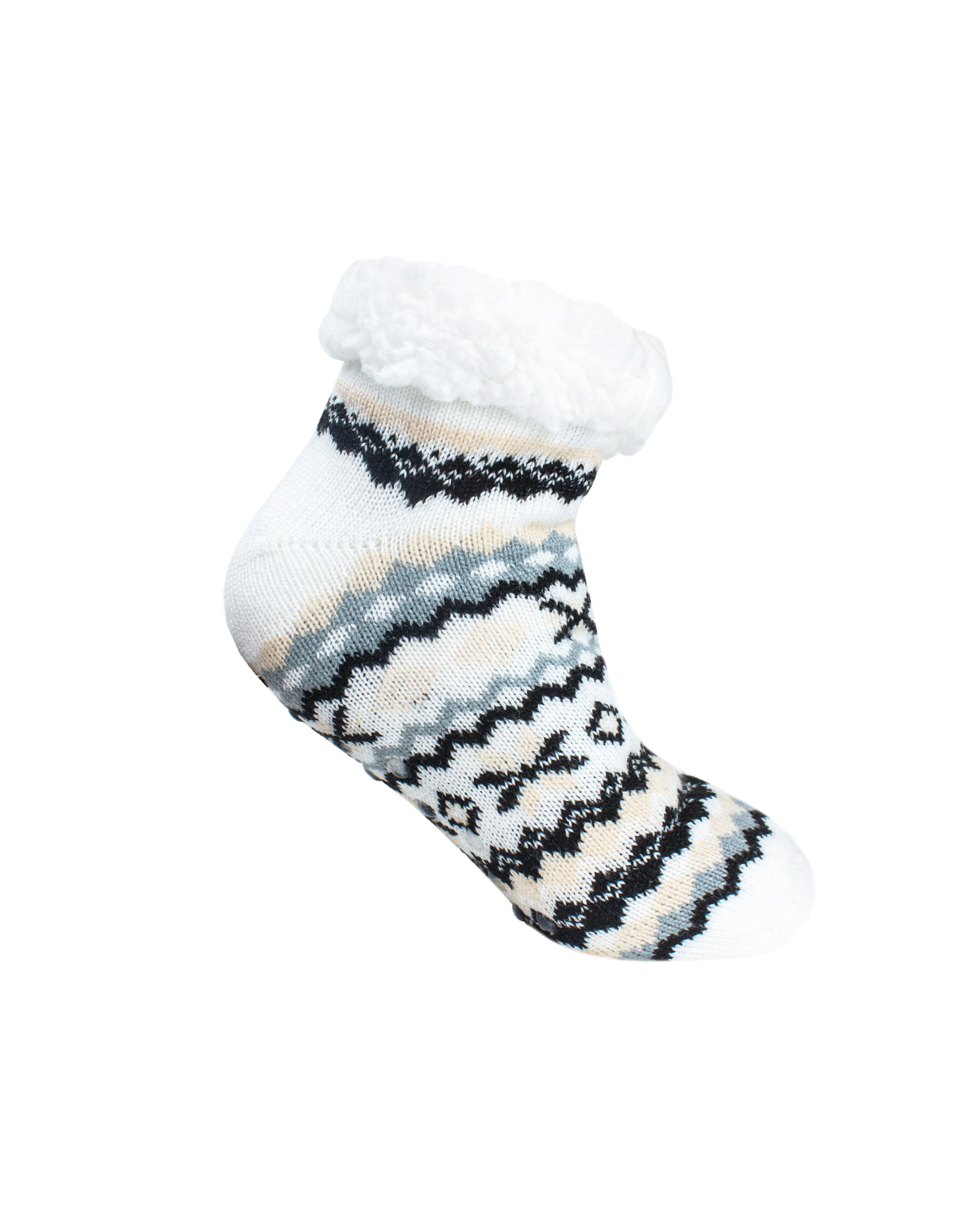 Elsa’s Cozy Cream Fairisle Ankle Socks – Winter Wonderland Comfort!
